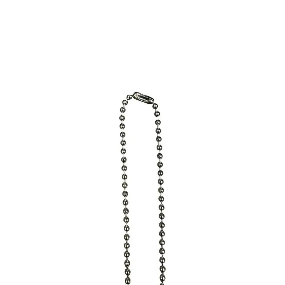 Andrew Christian Razorblade Necklace Silver — One Size